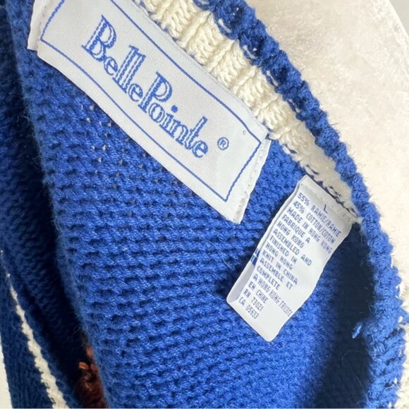 Vintage University Of Kentucky Wildcats Basketball Cheer Cardigan Sweater L - Picture 6 of 6